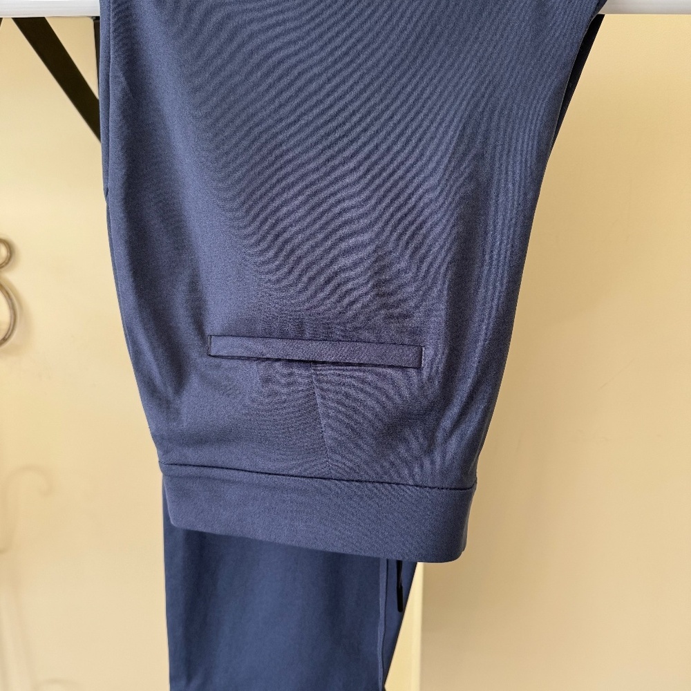 Ministry of Supply Kinetic Pull-On Pants Slate Blue Size 14 EUC